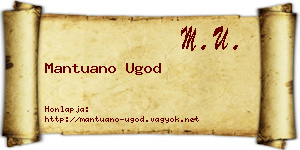 Mantuano Ugod névjegykártya
